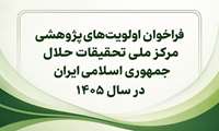 فراخوان اولویت‌های پژوهشی مرکز ملی تحقیقات حلال جمهوری اسلامی ایران در سال ۱۴۰۵